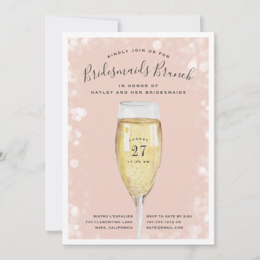 Fizzy Pop | Bridesmaids Einladung (Vorderseite)