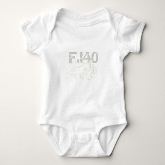 FJ40 römisch Baby Strampler (Vorderseite)