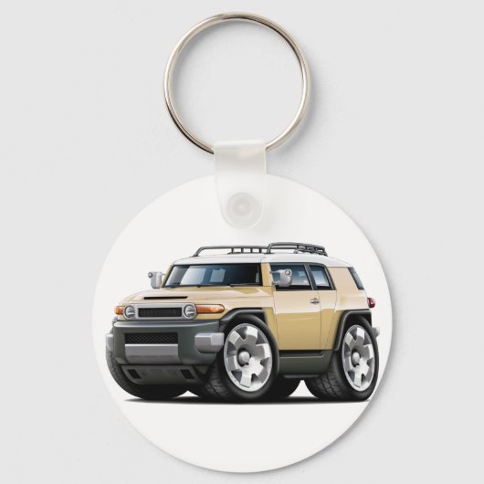 Fj Cruiser Tan Car Schlüsselanhänger (Vorderseite)