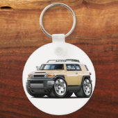 Fj Cruiser Tan Car Schlüsselanhänger (Vorderseite)