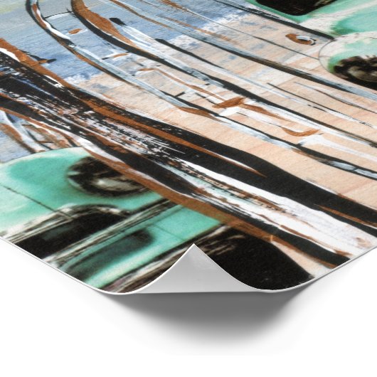 FJ Holden Print Poster (Ecke)