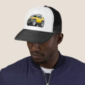 FJ-Kreuzer-Gelb-Auto Truckerkappe (Beispiel)