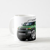 FJ-Kreuzer-Grün-Auto Kaffeetasse (Vorderseite Links)