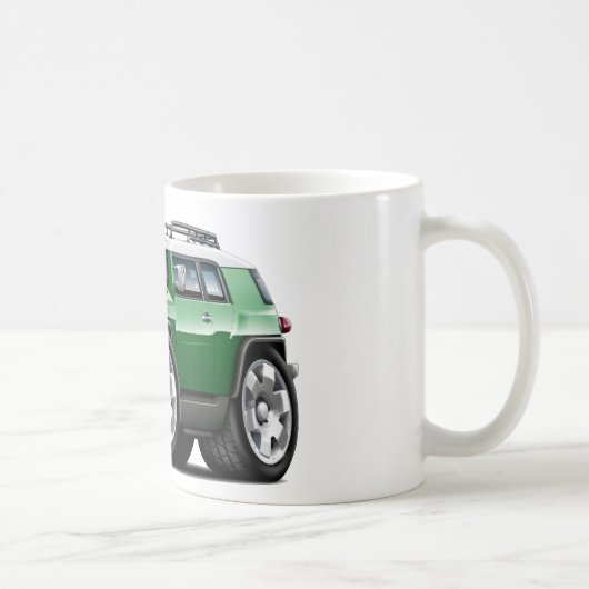 FJ-Kreuzer-Grün-Auto Kaffeetasse (Rechts)