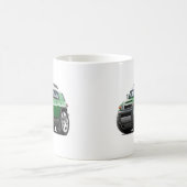 FJ-Kreuzer-Grün-Auto Kaffeetasse (Mittel)