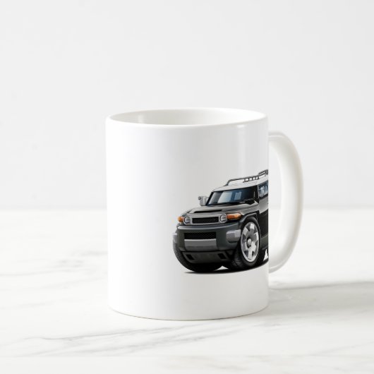 FJ-Kreuzer-Schwarz-Auto Kaffeetasse (VorderseiteRechts)