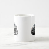 FJ-Kreuzer-Schwarz-Auto Kaffeetasse (Mittel)