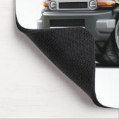 FJ-Kreuzer-Schwarz-Auto Mousepad (Ecke)