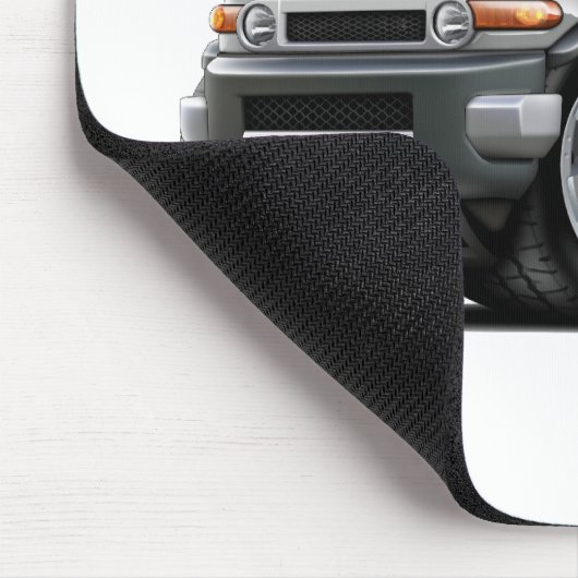 FJ-Kreuzer-Silber-Auto Mousepad (Ecke)