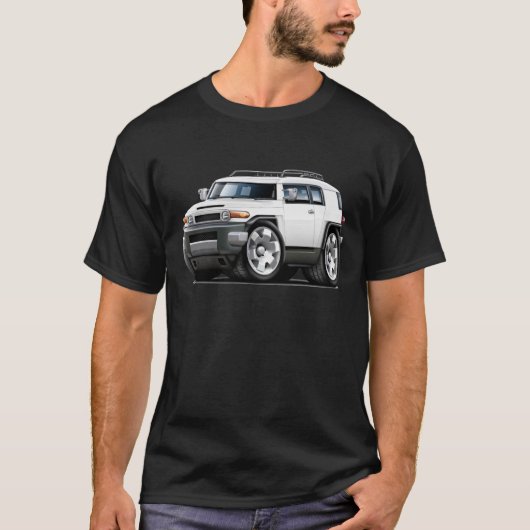 FJ-Kreuzer-Weiß-Auto T-Shirt (Vorderseite)