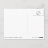 Fjærland und Fjord, norwegische Postkarte (Rückseite)