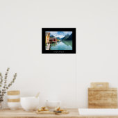 Fjaerlandsfjord-Fjordlandschaft in Norwegen Poster (Küche)