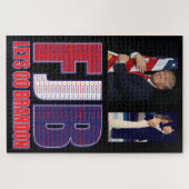 FJB - Lass Brandon Präsident Trump Puzzle (Horizontal)