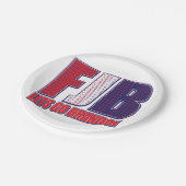 FJB - Lass Go Brandon Pappteller (Schrägansicht)