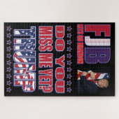 FJB - Lass Go Brandon - Präsident Trump Puzzle (Horizontal)