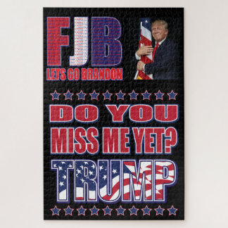 FJB - Lass Go Brandon - Präsident Trump Puzzle