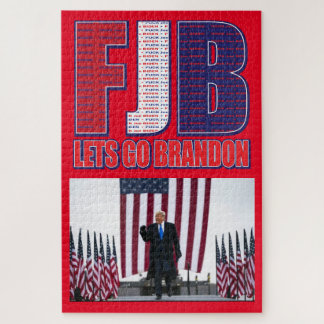 FJB - Lass Go Brandon - Präsident Trump Puzzle