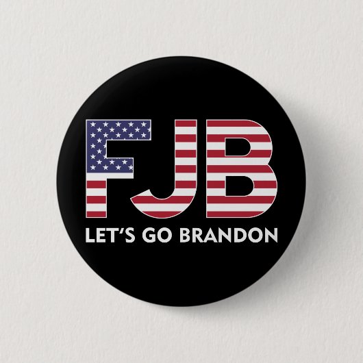 FJB Let's Go Brandon Button (Vorderseite)