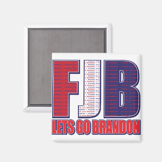 FJB Let's Go Brandon Magnet (Vorderseite/Rückseite)