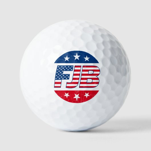 FJB lustige Anti-Joe Biden Pro trump 2024 Golfball (Vorderseite)