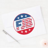 FJB lustige Anti-Joe Biden Trump Wahl 2024 Runder Aufkleber (Umschlag)