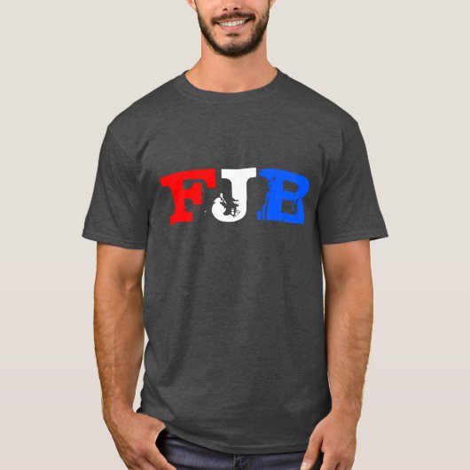 FJB Red White Blue T-Shirt (Vorderseite)