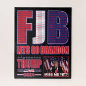 FJB - Trump Miss Me yet Puzzle (Vertikal)