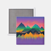 Fjellandskap 7 magnet (Vorderseite/Rückseite)