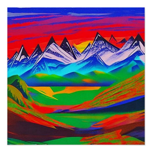 Fjellandskap 8 poster (Vorderseite)