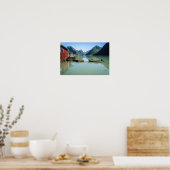 Fjord-Landschaft in Norwegen-Plakat Poster (Küche)