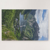 Fjord Norwegen Landschaft Puzzle (Horizontal)