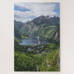 Fjord Norwegen Landschaft Puzzle