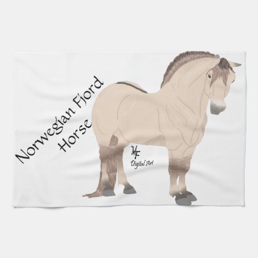 Fjord-Pferd Geschirrtuch (Horizontal)
