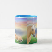 Fjord-Pferde an der Erholungs-Wecker-Tasse Tasse (Zentrum)