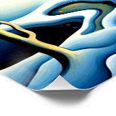 Fjord Winter 1 Poster (Ecke)