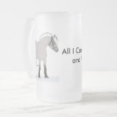 Fjorde und Bier Mattglas Bierglas (Vorderseite Links)