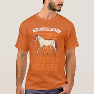 Fjordpferd-Geschenk Norwegisches Mädchen T-Shirt