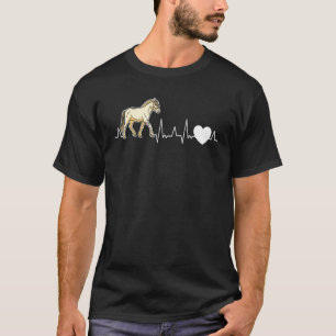 Fjordpferd Herzschlag Fjordi T-Shirt