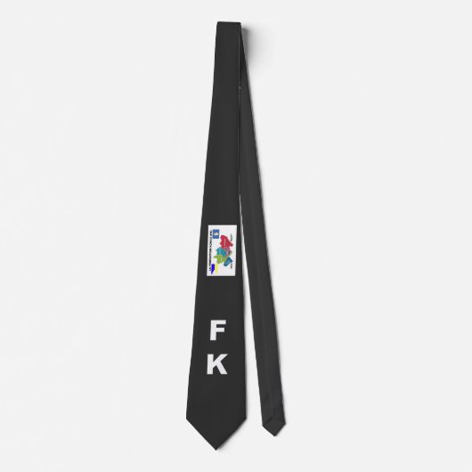 FK Flag Neck Tie Krawatte (Vorderseite)