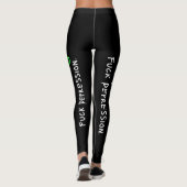 FKDPRSN "F*ck Depression" Combat Edition Leggings (Rückseite)