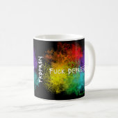 FKDPRSN-Tasse - Chaos-Cup für emotionale Unterstüt Kaffeetasse (VorderseiteRechts)