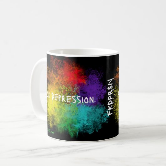 FKDPRSN-Tasse - Chaos-Cup für emotionale Unterstüt Kaffeetasse (Vorderseite Links)