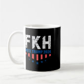 Fkh Trump 2024 Foxtrot Kilo Hotel Funny Kaffeetasse (Links)