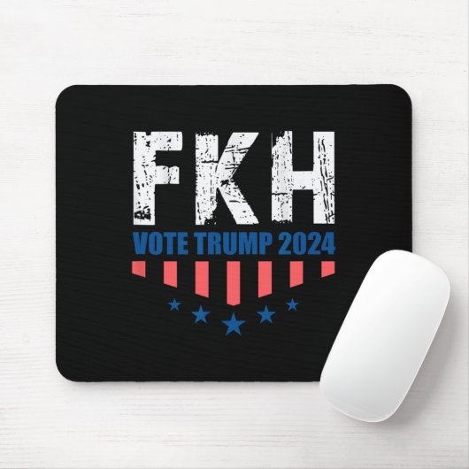 Fkh Trump 2024 Foxtrot Kilo Hotel Funny Mousepad (Mit Mouse)