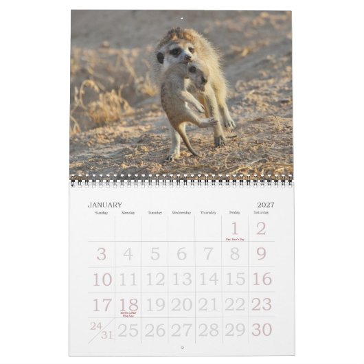 FKMP Meerkats 2013 Kalender (Jan 2027)