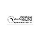 FL Self-Ink Notary Briefmarke Permastempel (Design)