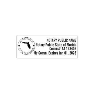 FL Self-Ink Notary Briefmarke Permastempel