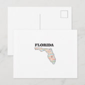 FL WORD STAAT POSTKARTE (Vorne/Hinten)