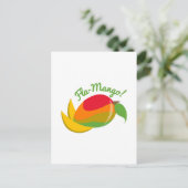 Fla-Mango Postkarte (Stehend Vorderseite)