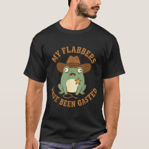 Flabbers sind lustiger Sheriff-Frosch-Cowboy gaste T-Shirt